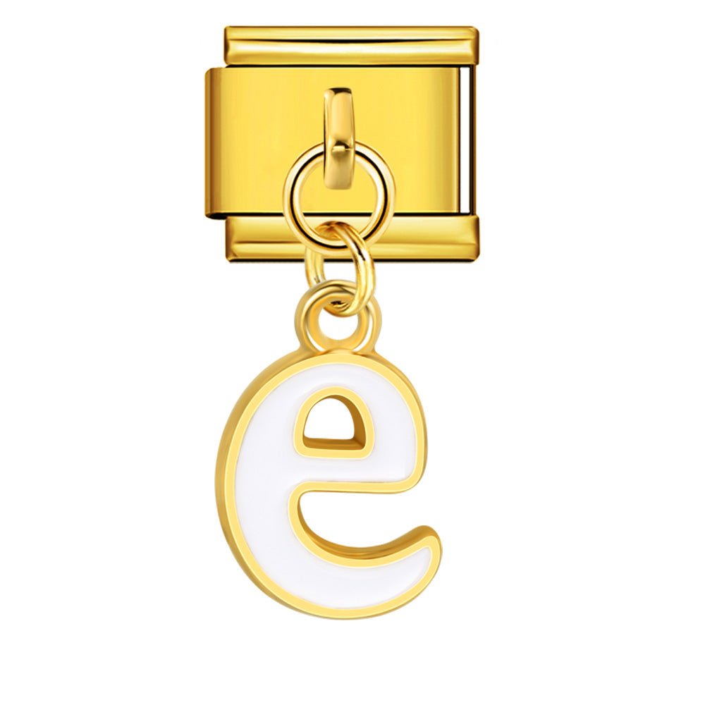 Dangling Letter (E) — Gold [ref:54733237092630]