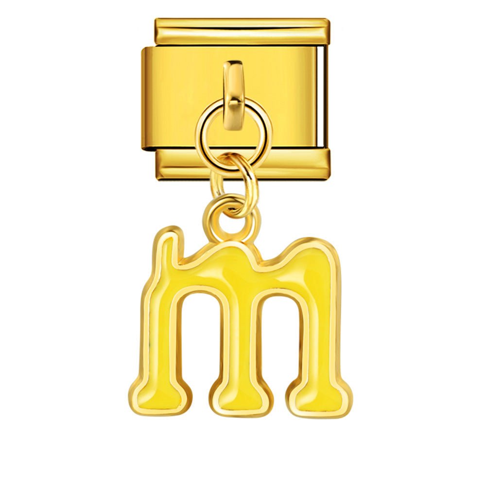 Dangling Letter (M) — Gold [ref:54733559496982]