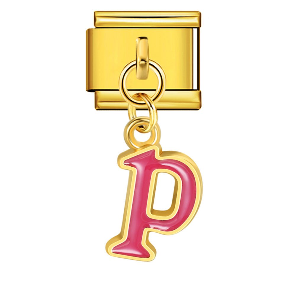 Dangling Letter (P) — Gold [ref:54733595541782]