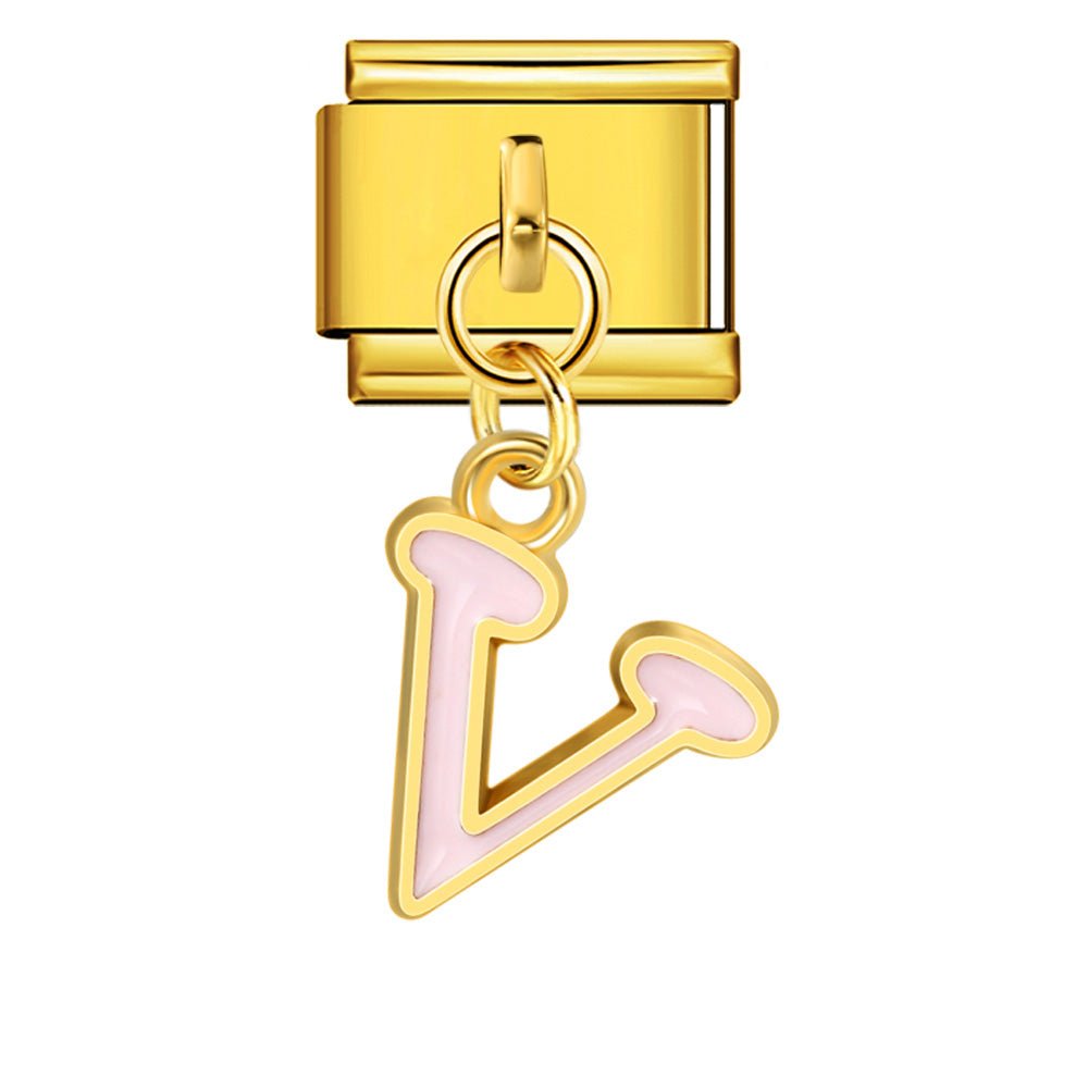 Dangling Letter (V) — Gold [ref:54733647020310]