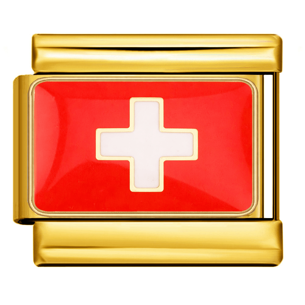 Flag (Switzerland) — Gold [ref:54755479945494]