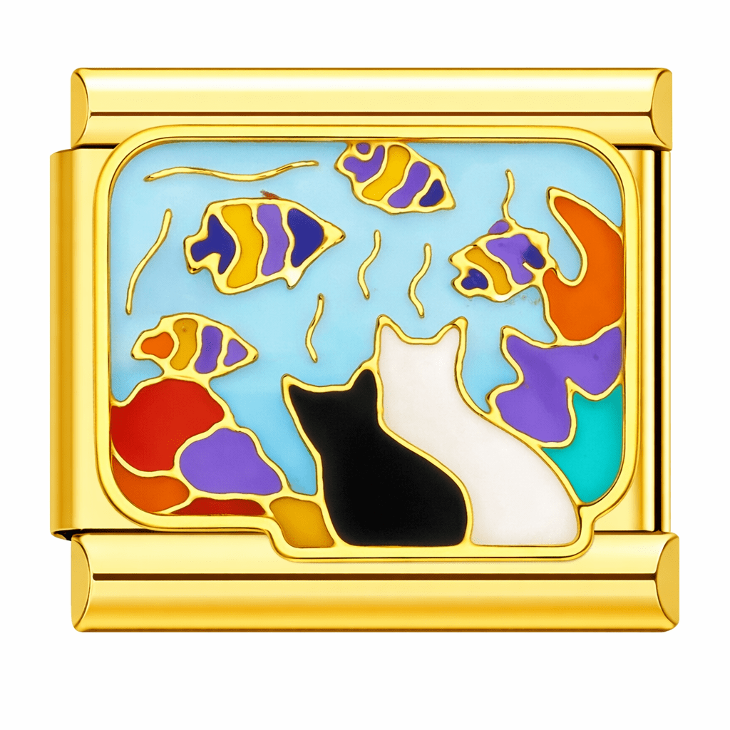 Cat Aquarium — Gold [ref:54757471650070]