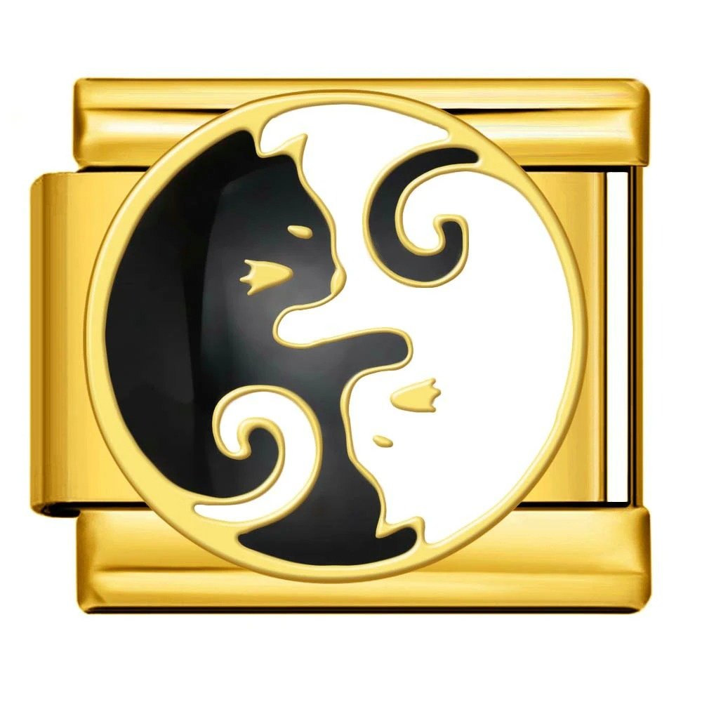 Black & White Cats — Gold [ref:54821799362838]