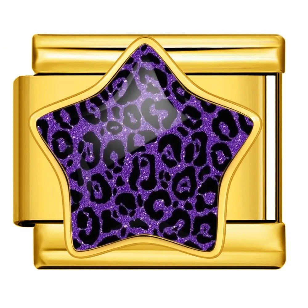 Leopard Print Star — Gold [ref:55158437150998]