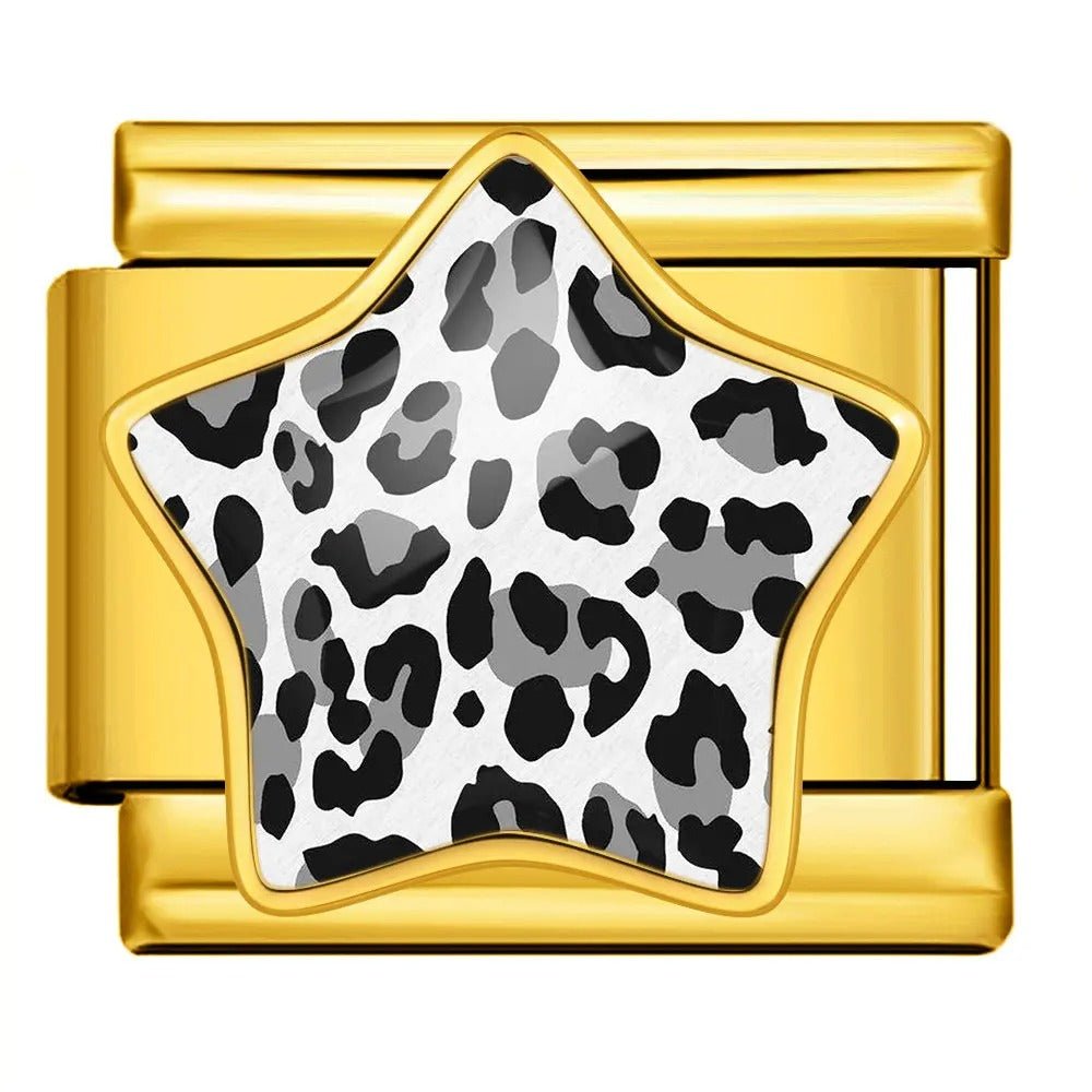 Leopard Print Star — Gold [ref:55158477881622]
