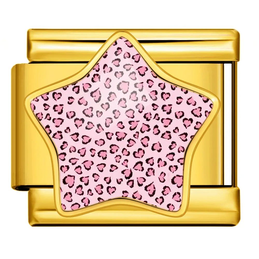 Leopard Print Star — Gold [ref:55158500655382]