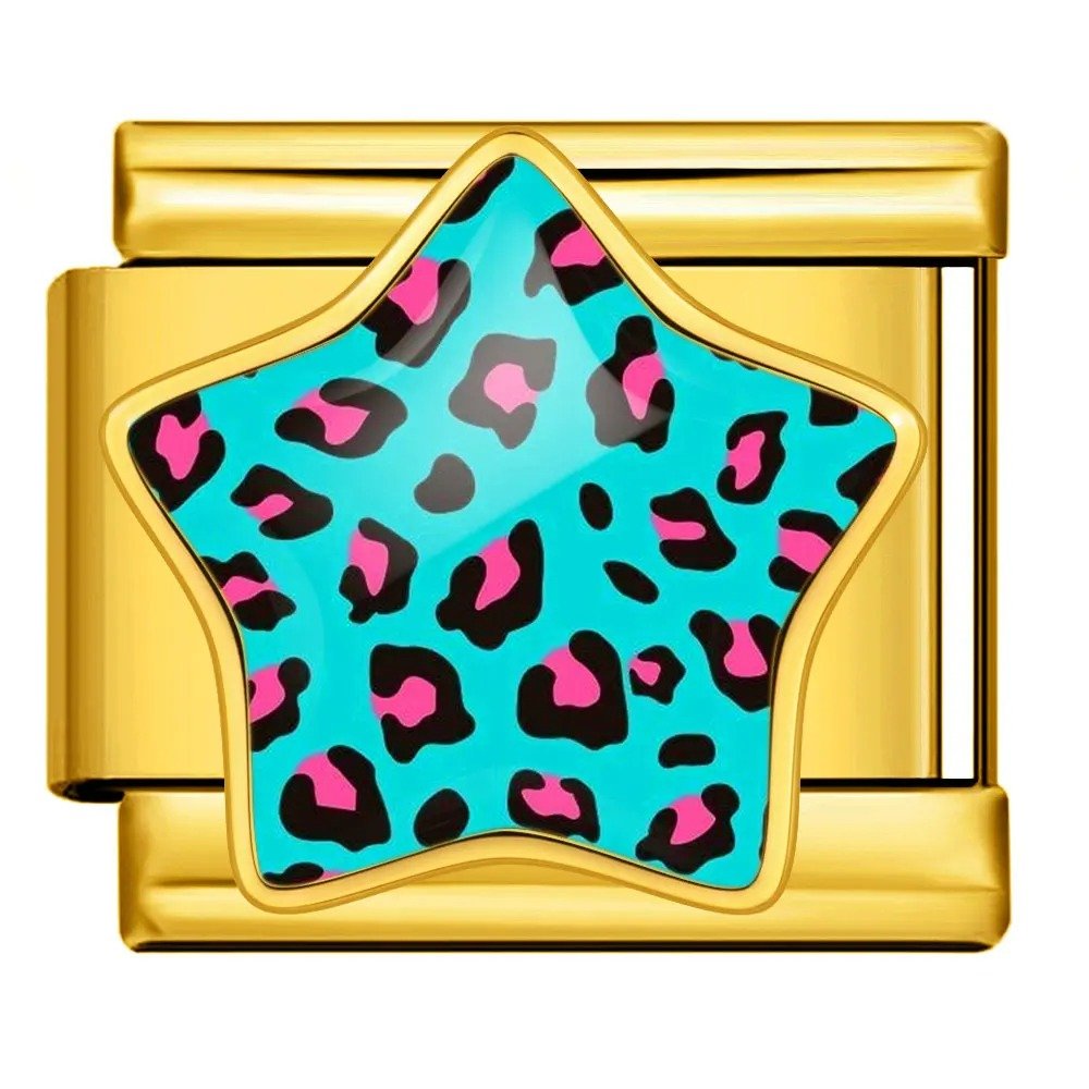 Leopard Print Star — Gold [ref:55158522806550]
