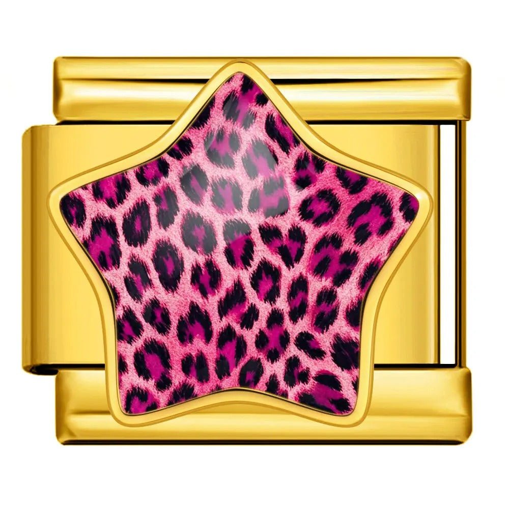Leopard Print Star — Gold [ref:55158569435414]