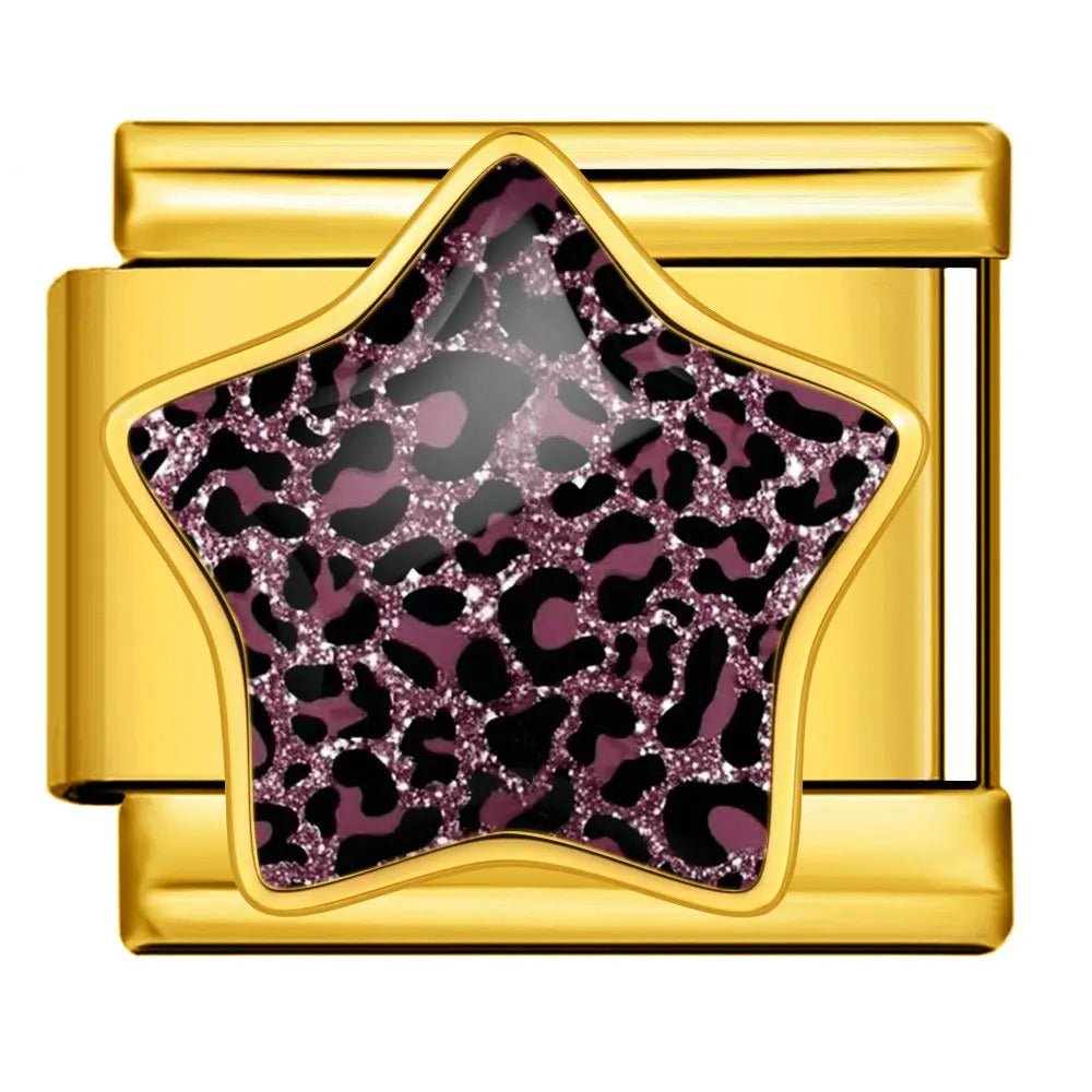 Leopard Print Star — Gold [ref:55158605742358]