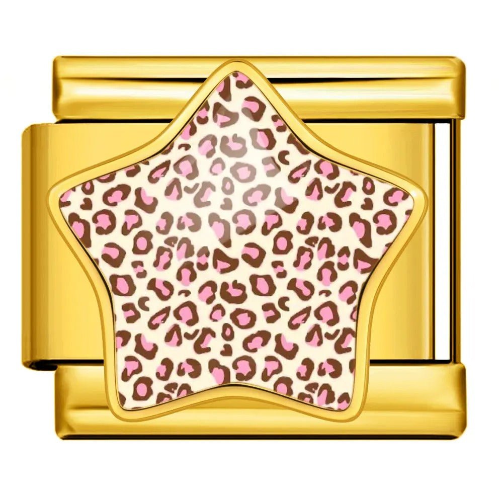Leopard Print Star — Gold [ref:55158625763606]