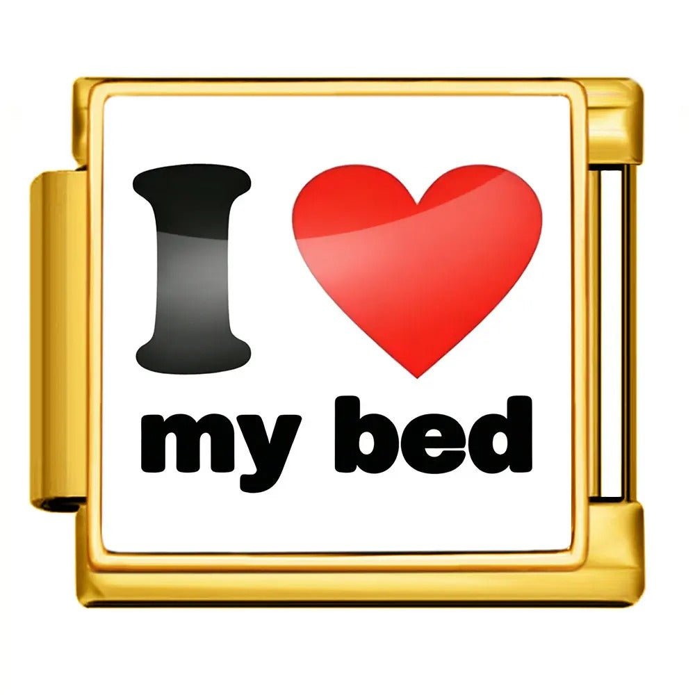 I <3 my bed — Gold [ref:55179328356630]
