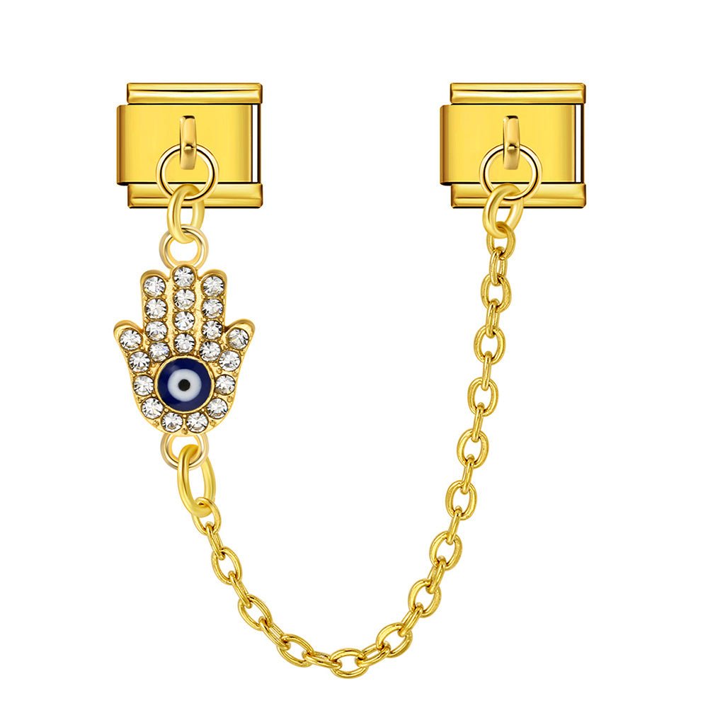 Hamsa Hand Chain — Gold [ref:55610597015830]